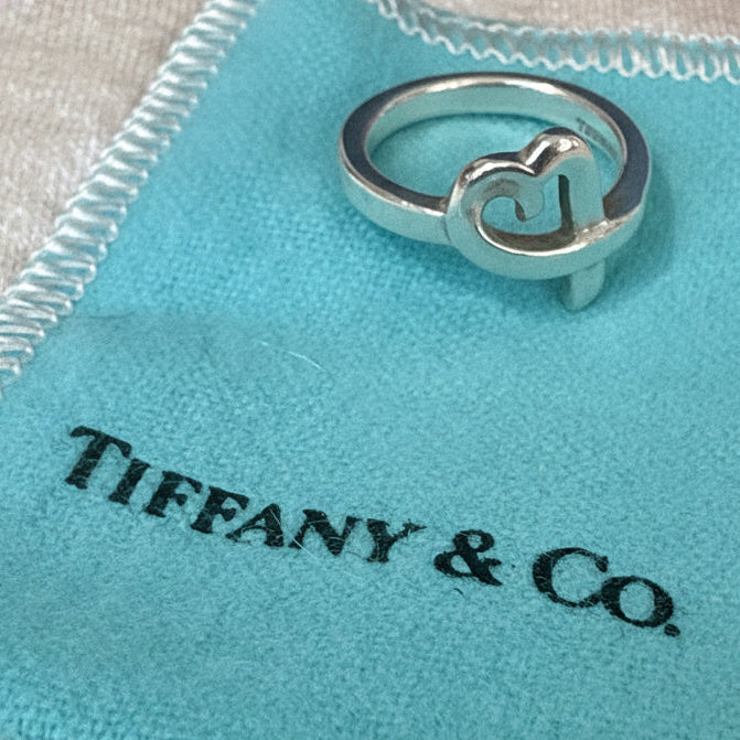 Tiffany & Co. Paloma Picasso Loving Heart Ring in Sterling Silver