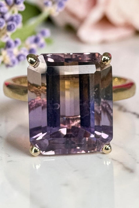 9ct Gold Ametrine Statement Ring