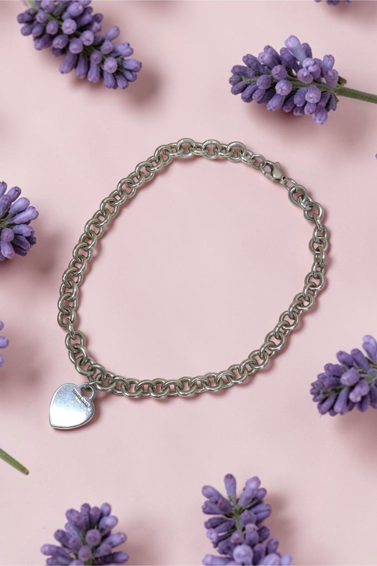 Tiffany & Co.Sterling Silver Heart Tag Necklace