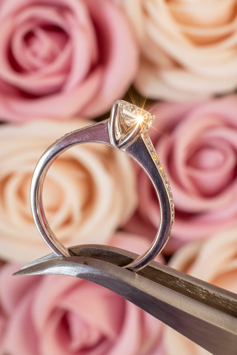 Princess Cut Diamond 18ct White Gold Ring