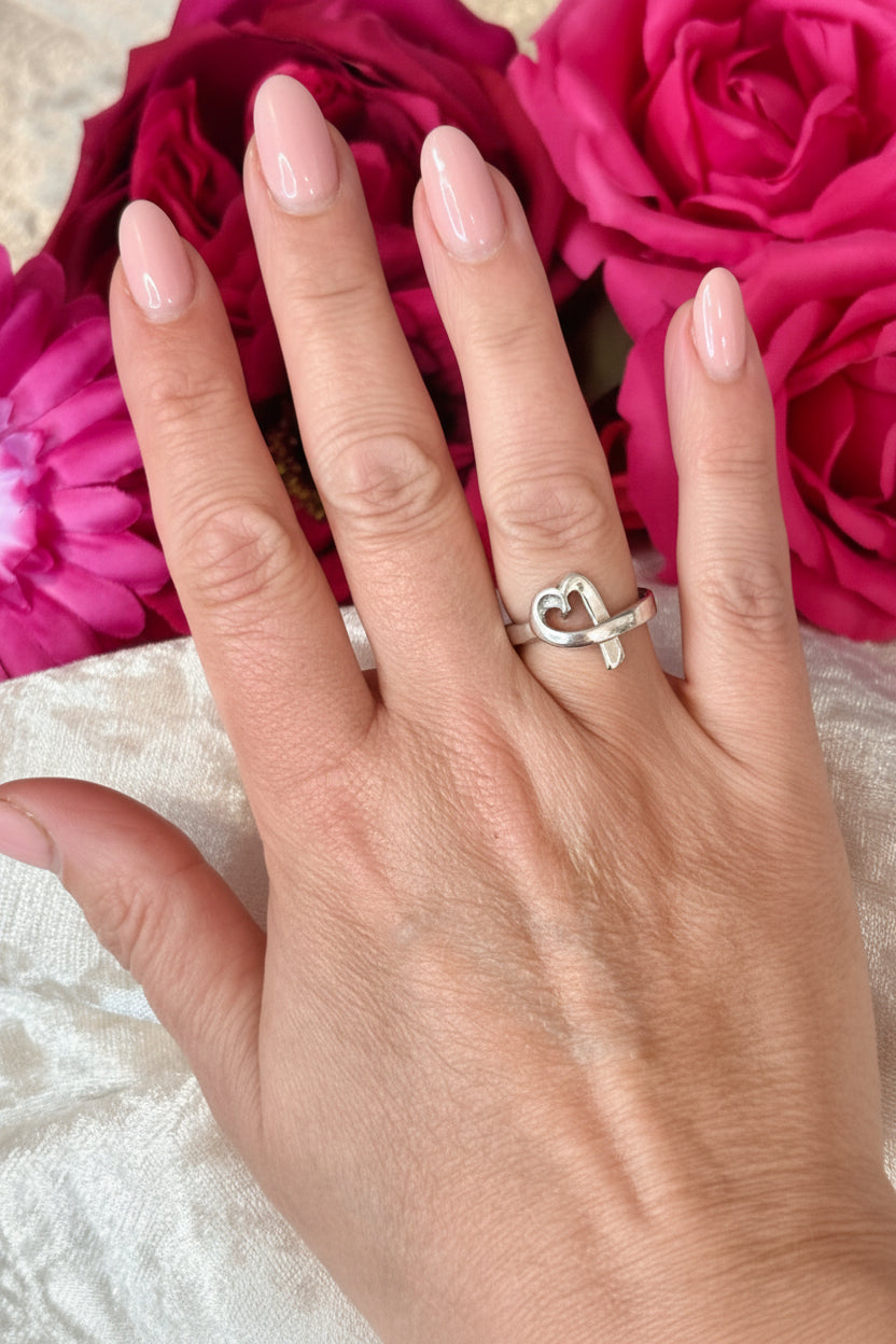 Tiffany & Co. Paloma Picasso Loving Heart Ring in Sterling Silver