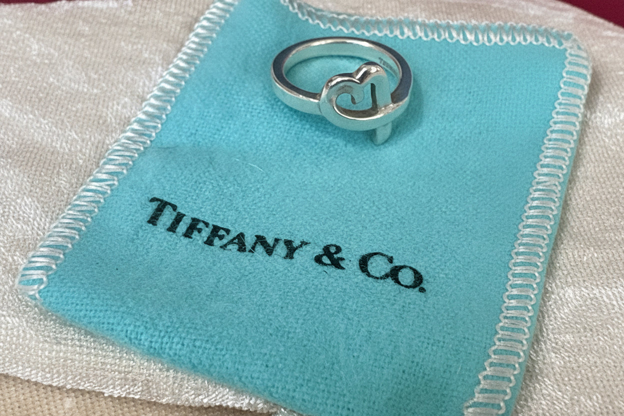 Tiffany & Co. Paloma Picasso Loving Heart Ring in Sterling Silver