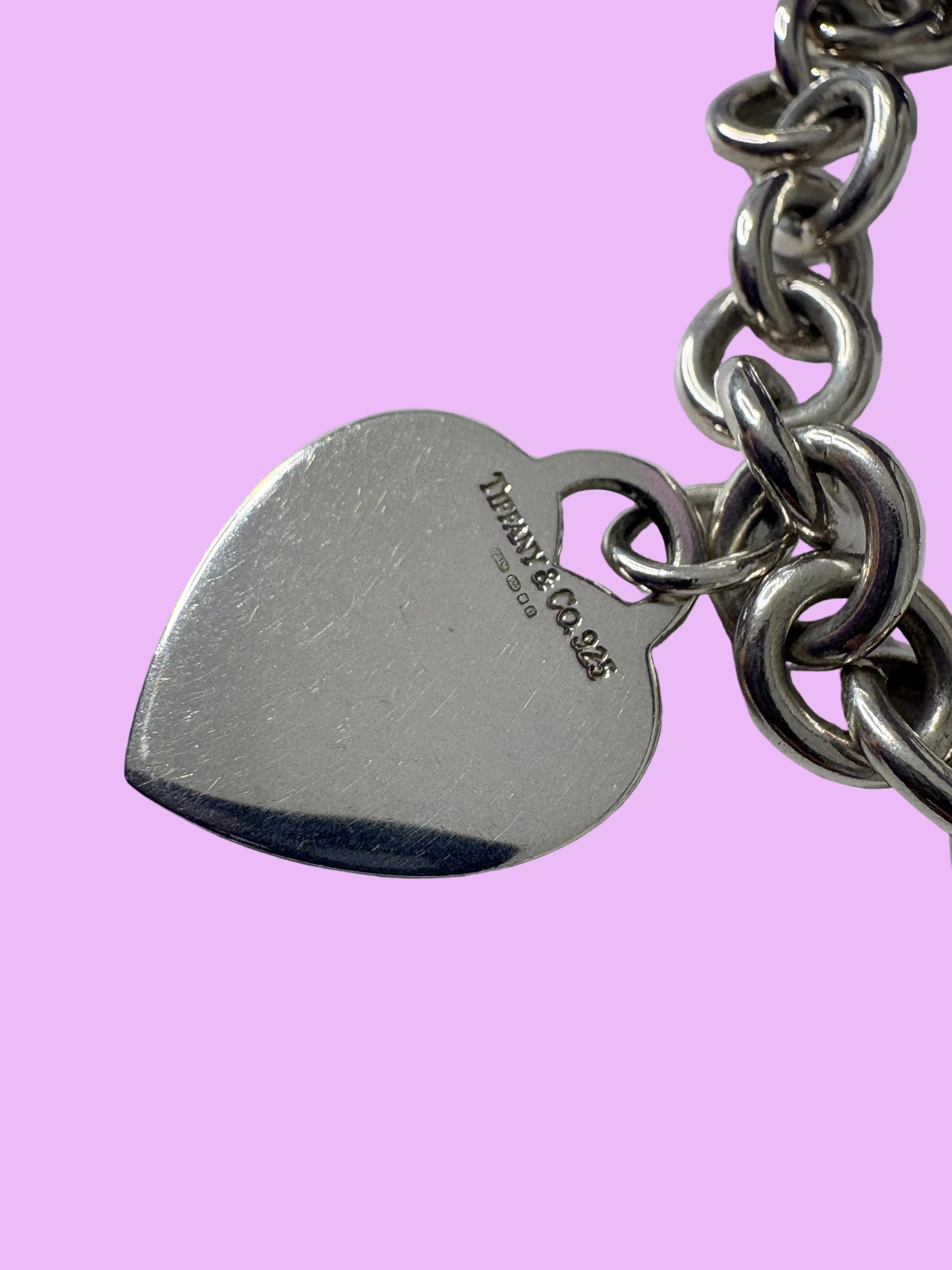 Tiffany & Co.Sterling Silver Heart Tag Necklace