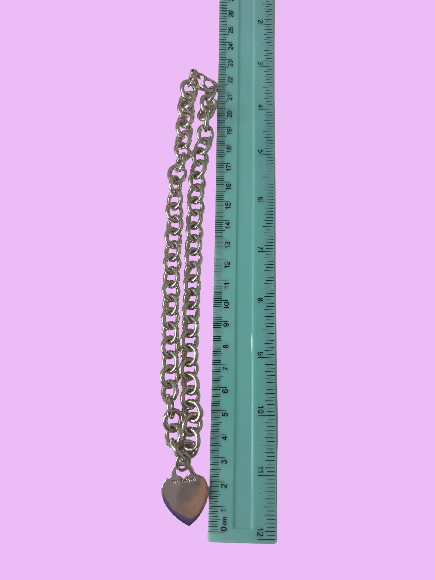 Tiffany & Co.Sterling Silver Heart Tag Necklace