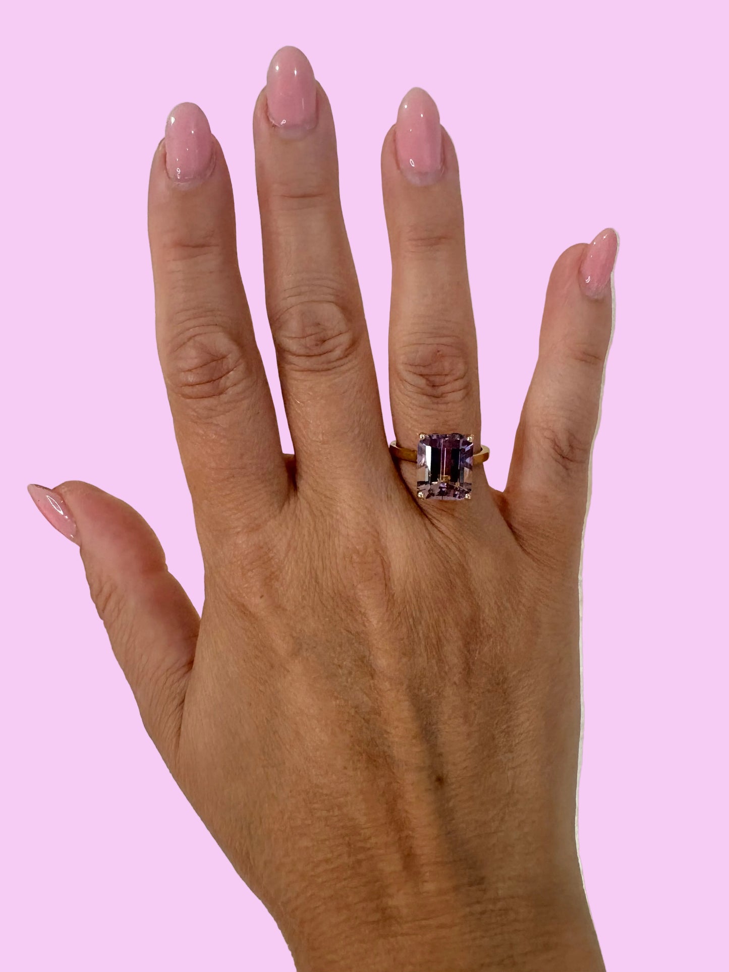9ct Gold Ametrine Statement Ring