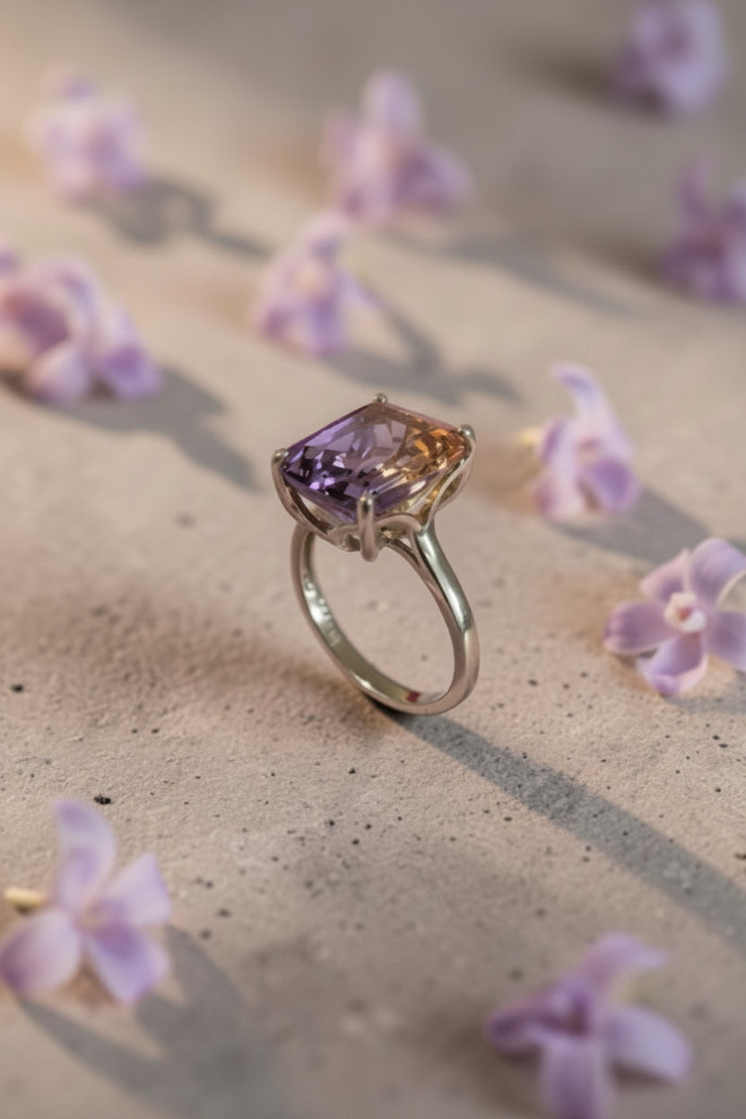 9ct Gold Ametrine Statement Ring